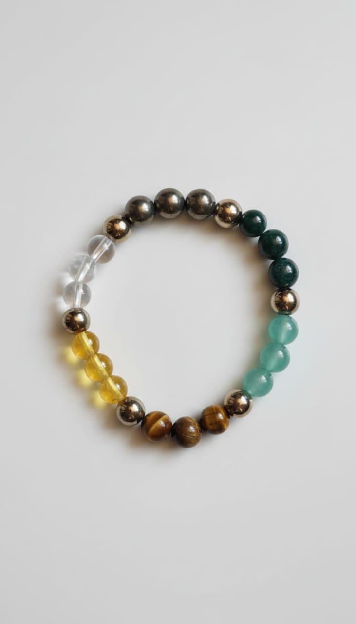 Dhanyog Bracelet – Prosperity & Wealth Gemstone Bracelet - magical - crystal - agate - stones