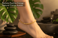 citrine anklet - magical - crystal - agate - stones