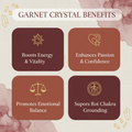Red Garnet Anklet for Energy and Vitality - magical - crystal - agate - stones