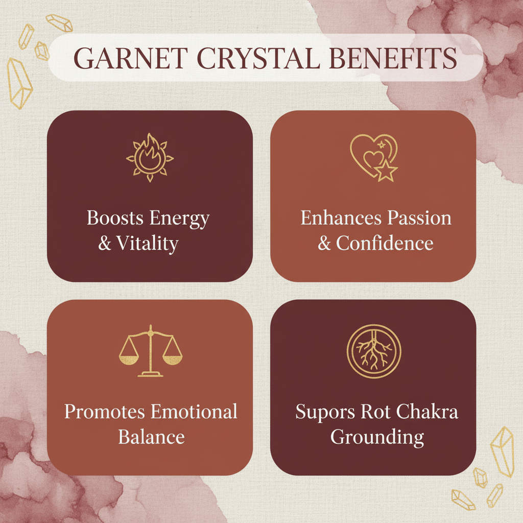 Red Garnet Anklet for Energy and Vitality - magical - crystal - agate - stones