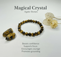Natural Tiger Eye Bracelet - magical - crystal - agate - stones
