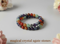 seven_chakra_bracelet - magical - crystal - agate - stones