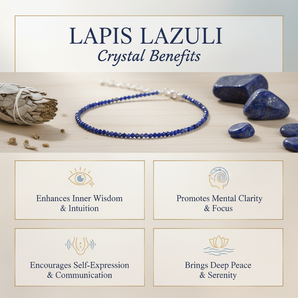 lepis anklet - magical - crystal - agate - stones