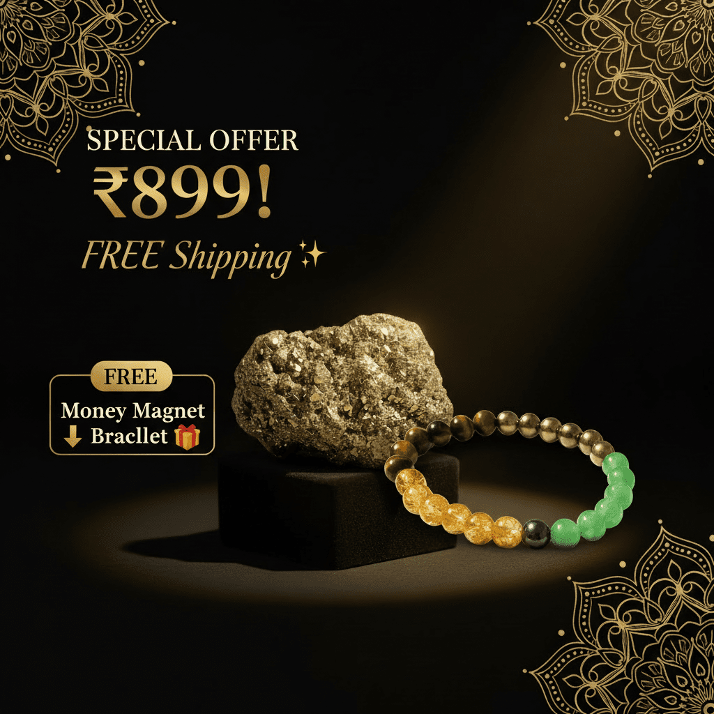 Pyrite Raw & Money Magnet Bracelet Combo Pack - magical - crystal - agate - stones