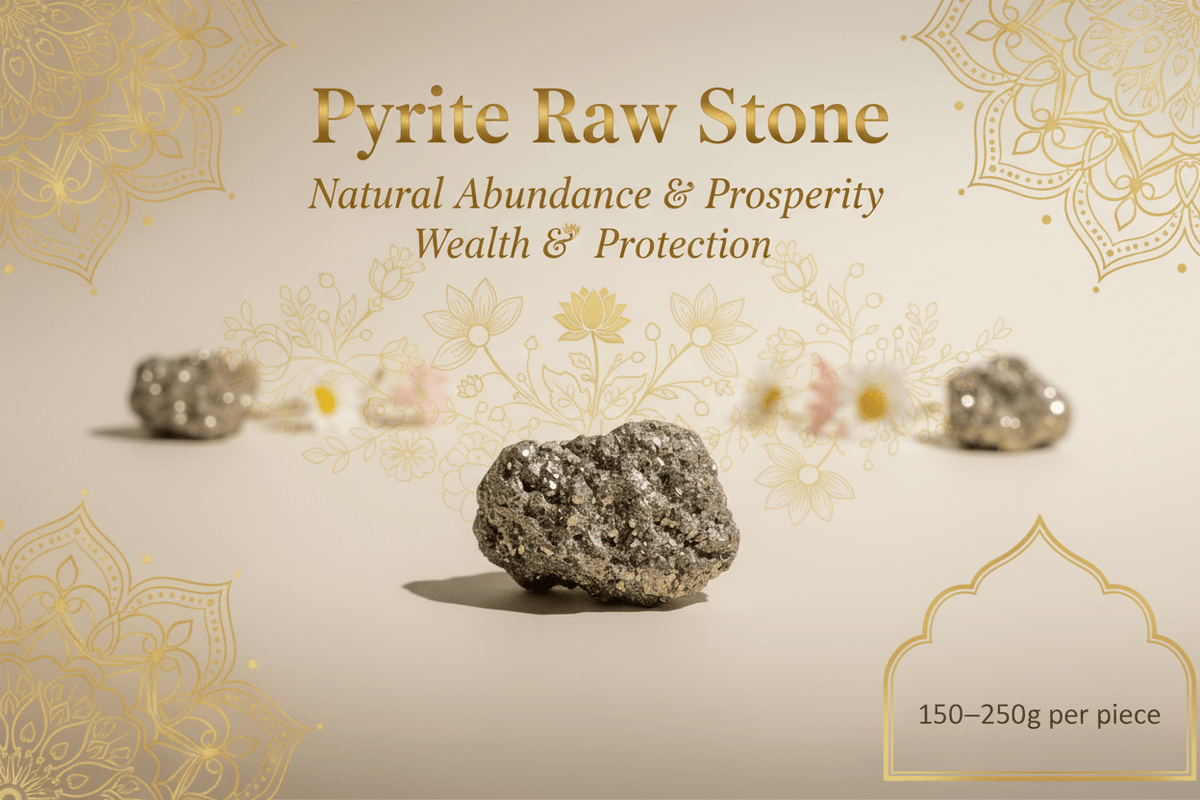 Raw Pyrite Crystal - magical - crystal - agate - stones