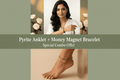 Pyrite Anklet + Money Magnet Bracelet Combo - Wealth & Abundance Set - magical - crystal - agate - stones
